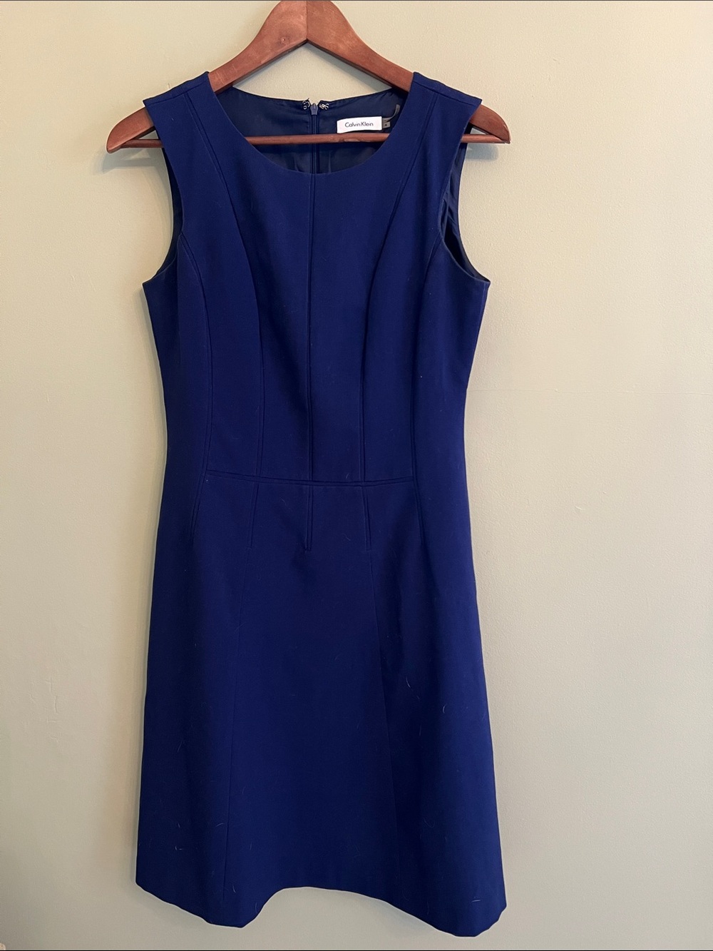 Calvin Klein Purple Sleeveless Midi Dress